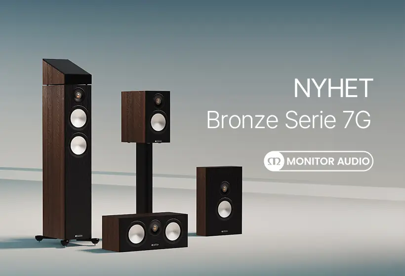 Monitor Audio Bronze 7G serien artikkel bilde banner